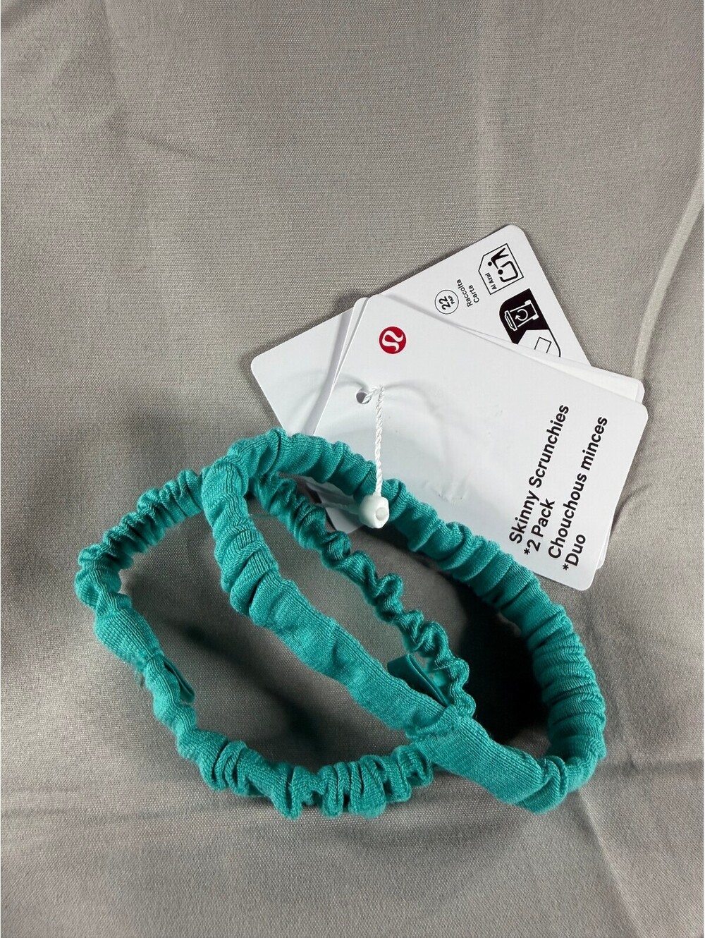 Lululemon Skinny Scrunchies 2 Pack in Tropics Tone NWT